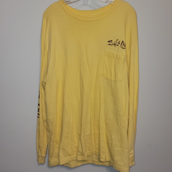 Salt Life Redfish At Sunset Long Sleeve Tee Size Large - Picture 2 of 7